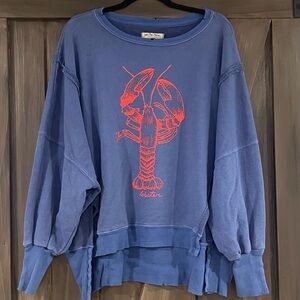 Free People Camden Sweatshirt-size Small